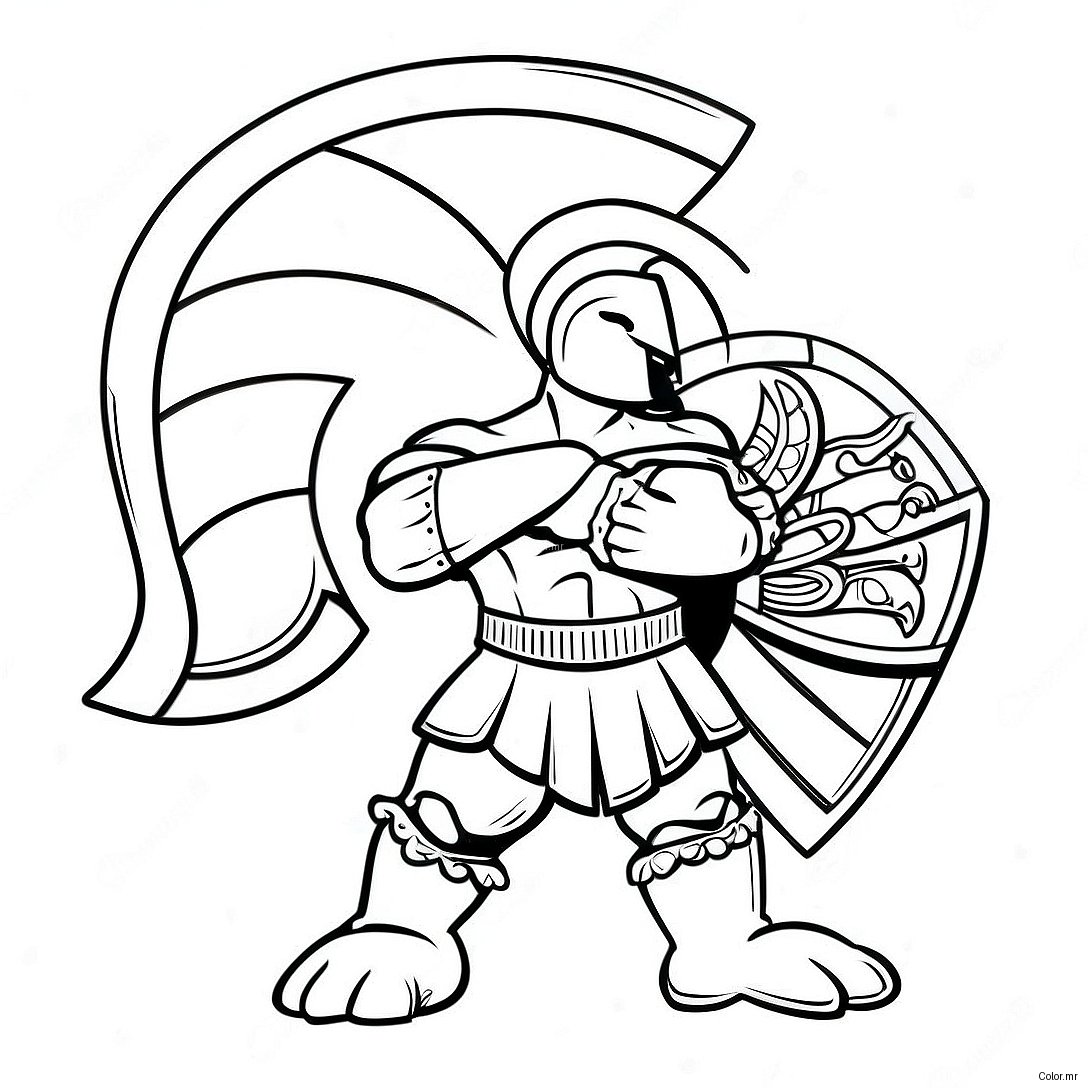 Michigan State Spartans Mascot Coloring Page 39878 33083