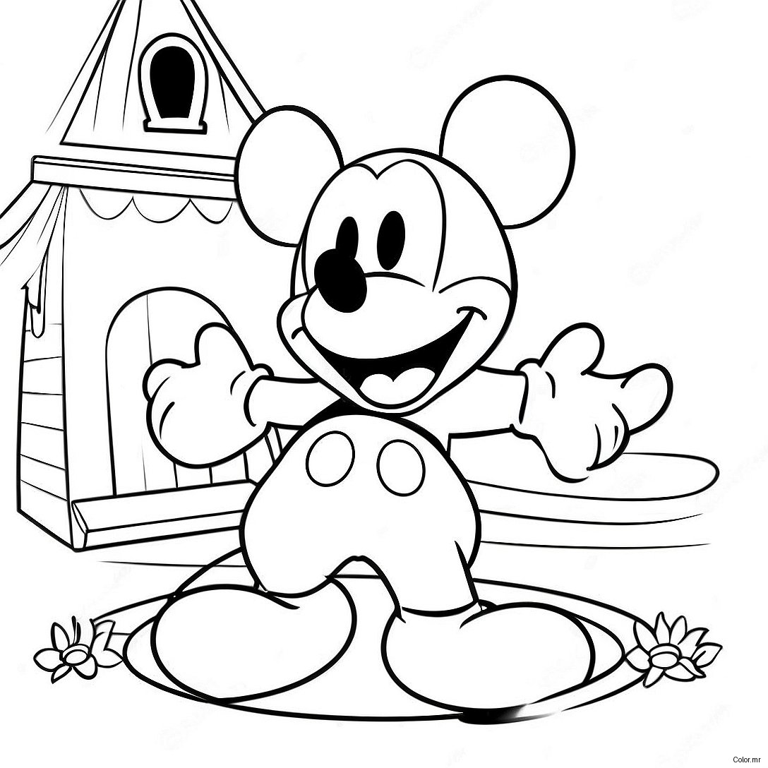 Mickey Mouse Playhouse Adventure Coloring Page 58486 48593