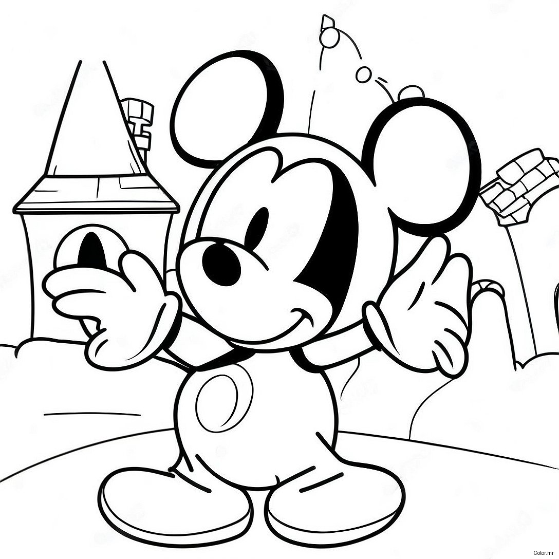 Mickey Mouse Playhouse Adventure Coloring Page 58486 48595