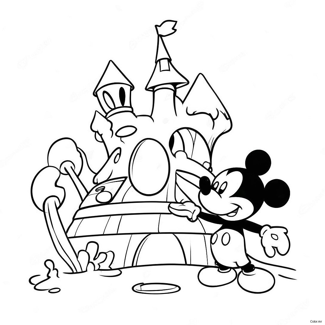 Mickey Mouse Playhouse Adventure Coloring Page 58486 48596