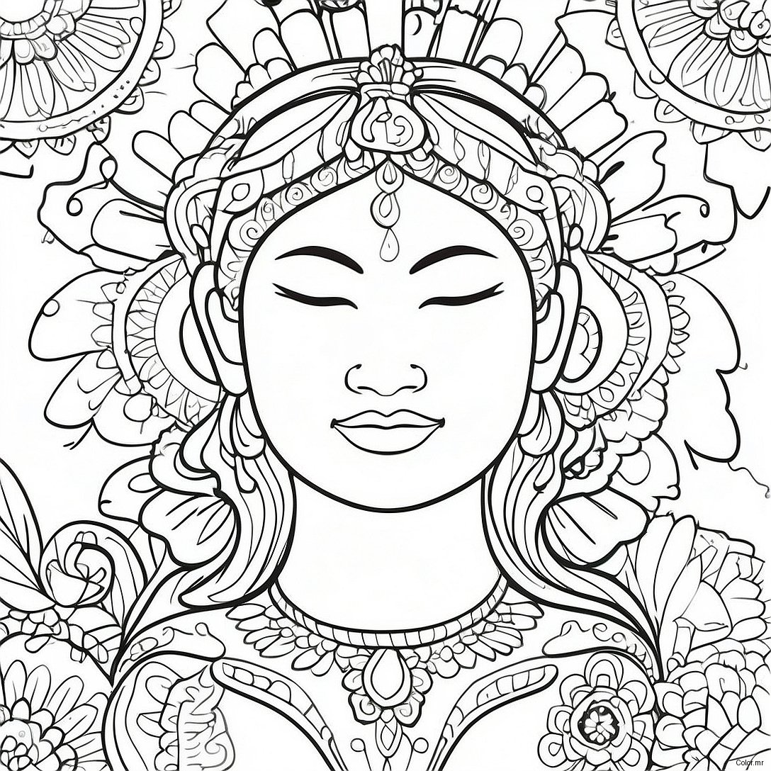 Mindful Breathing Self Regulation Coloring Page 49615 41394