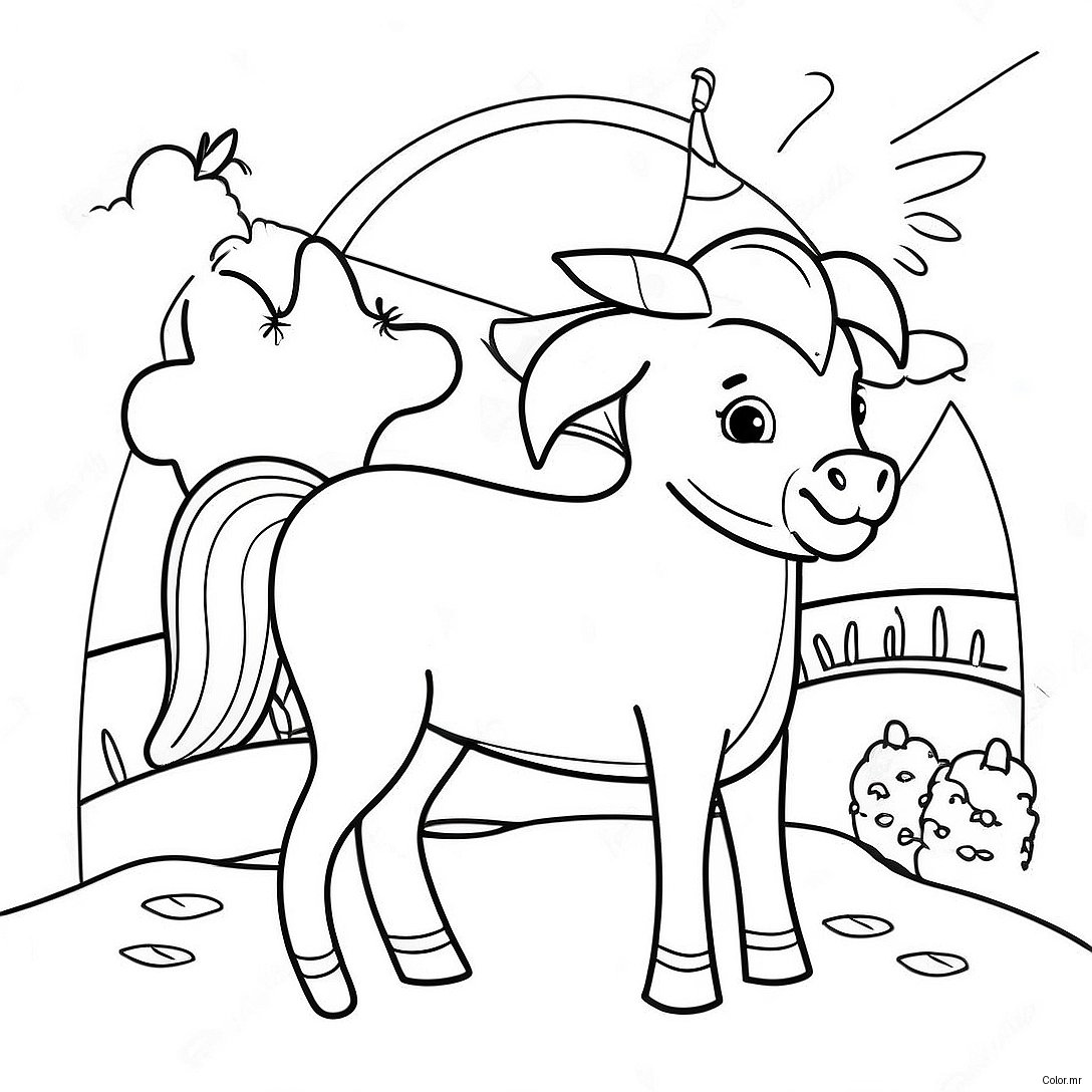 Pagina Para Colorear De Animales De Granja Realistas 16572 13957
