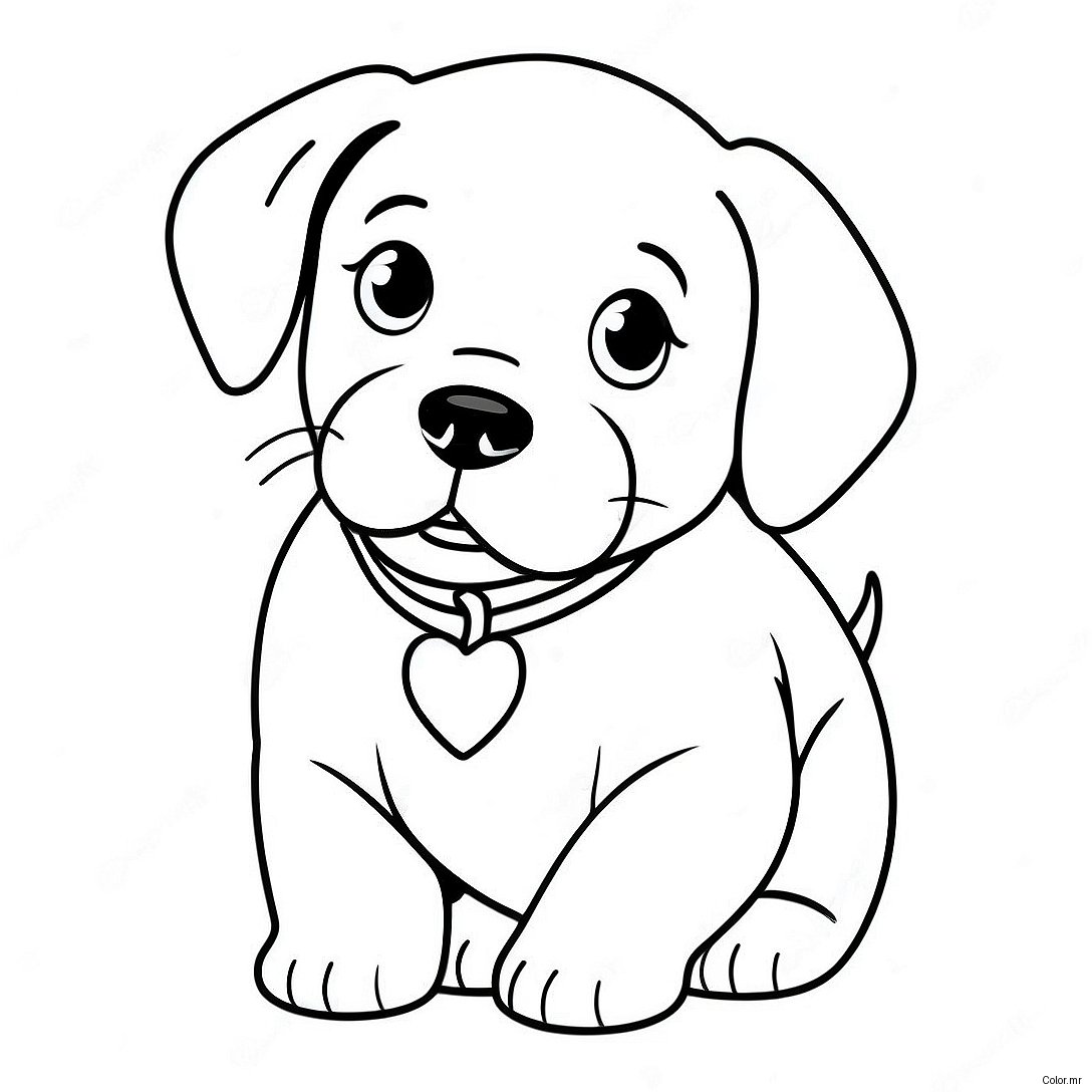 Pagina Para Colorear De Cachorro Realista Facil 14128 11702