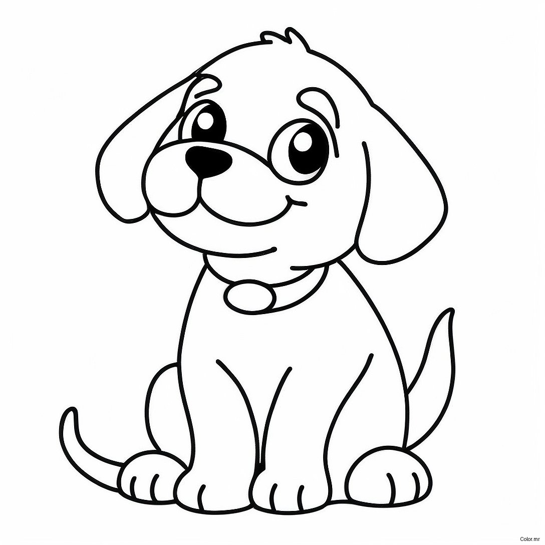 Pagina Para Colorear De Cachorro Realista 2301 1881