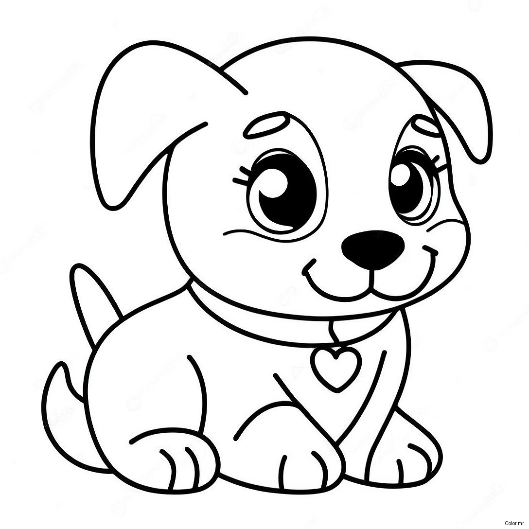 Pagina Para Colorear De Cachorro Realista 2301 1882