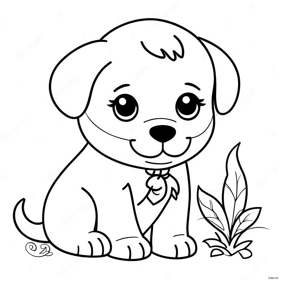 Pagina Para Colorear De Cachorro Realista 2301 1883