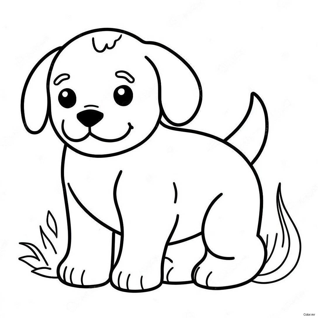 Pagina Para Colorear De Cachorro Realista 2301 1884
