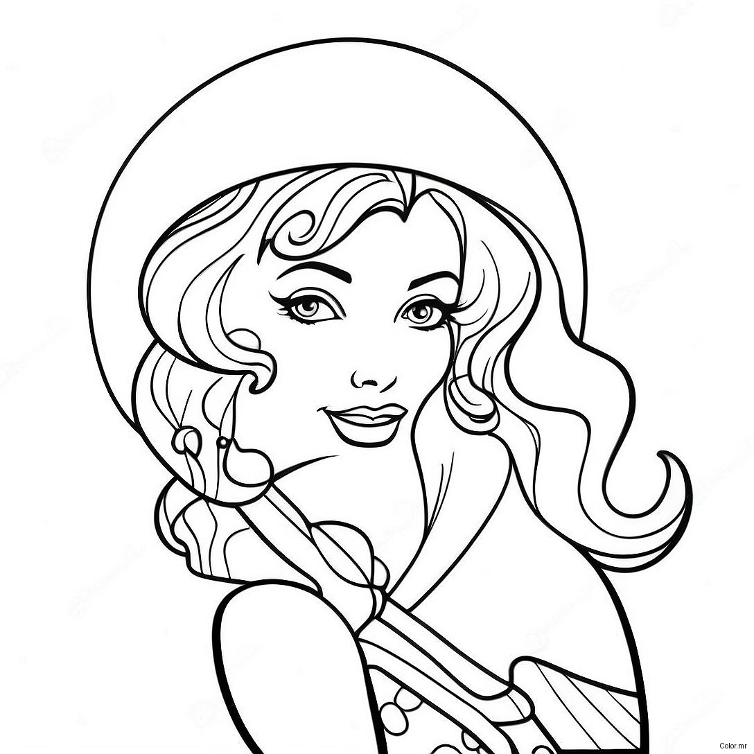 Pagina Para Colorear De Chica Pin Up Vintage 31909 16424
