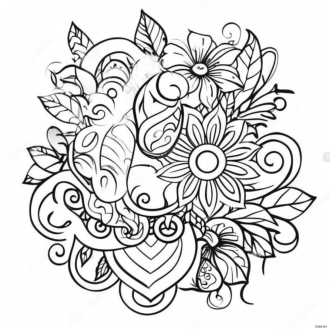 Pagina Para Colorear De Disenos De Tatuajes Realistas 63739 52733