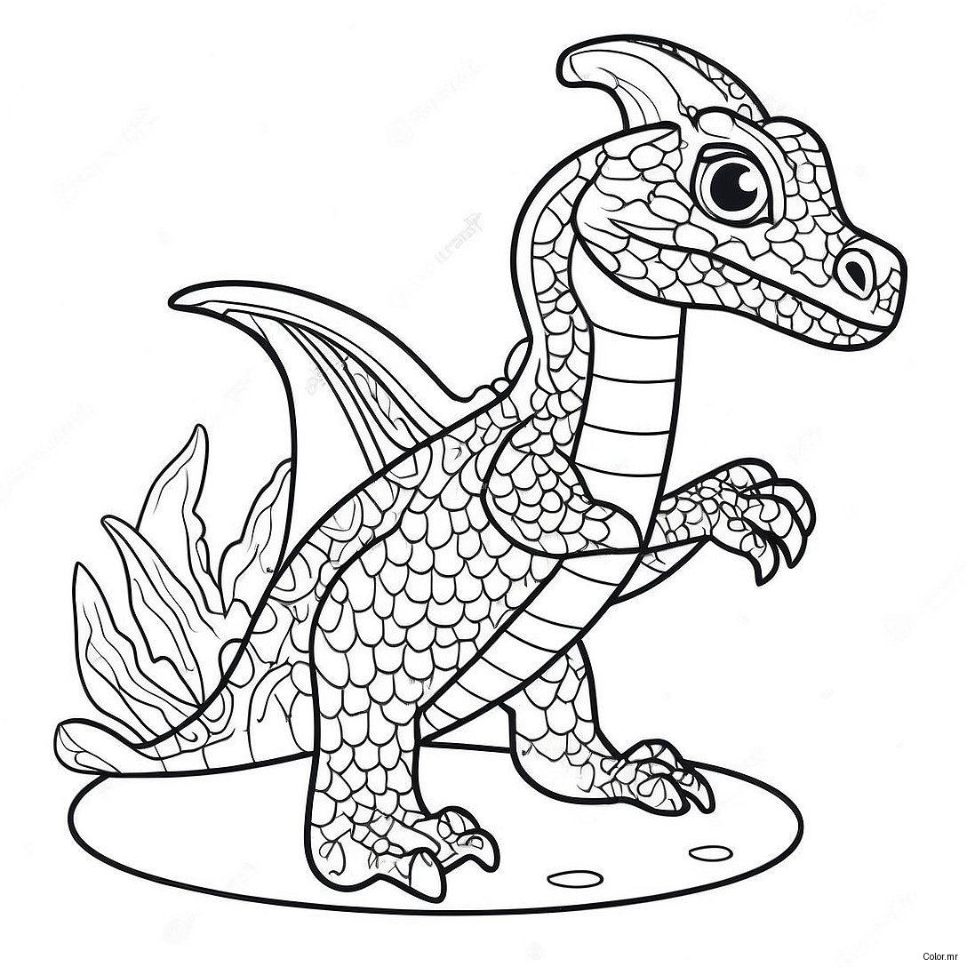 Pagina Para Colorear De Dragon De Agua Realista 39627 32888