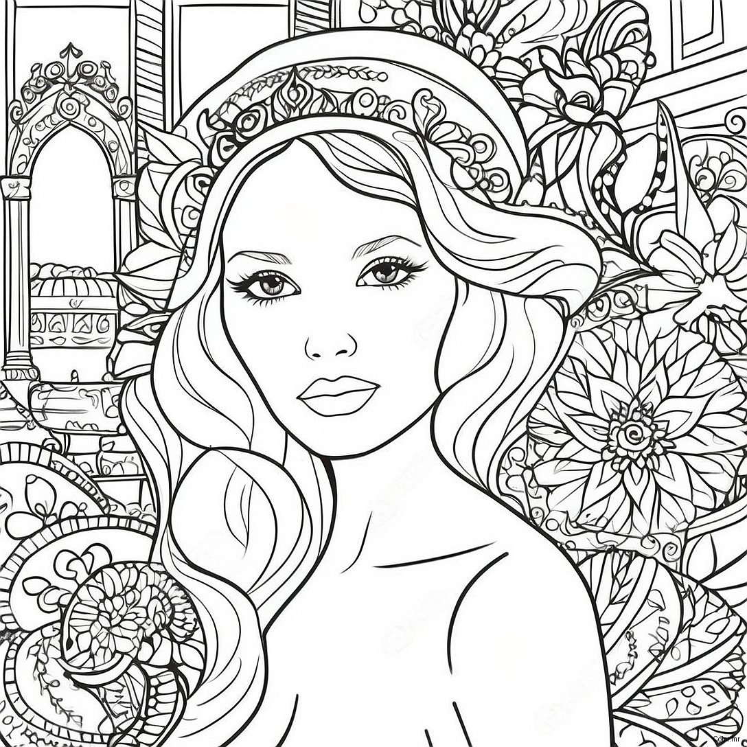 Pagina Para Colorear De Moda Realista 38416 31937