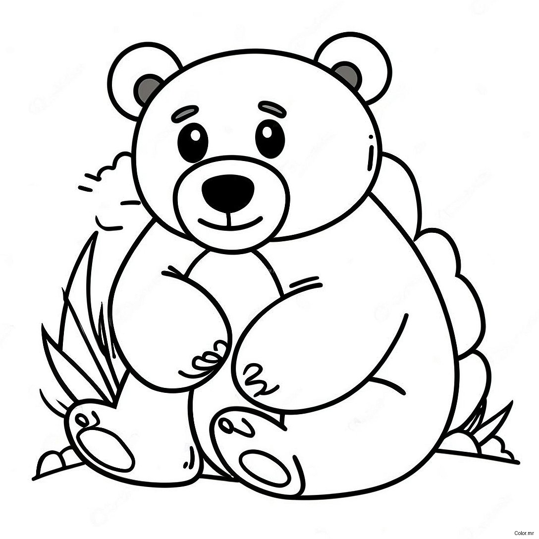 Pagina Para Colorear De Oso Realista 7114 5787