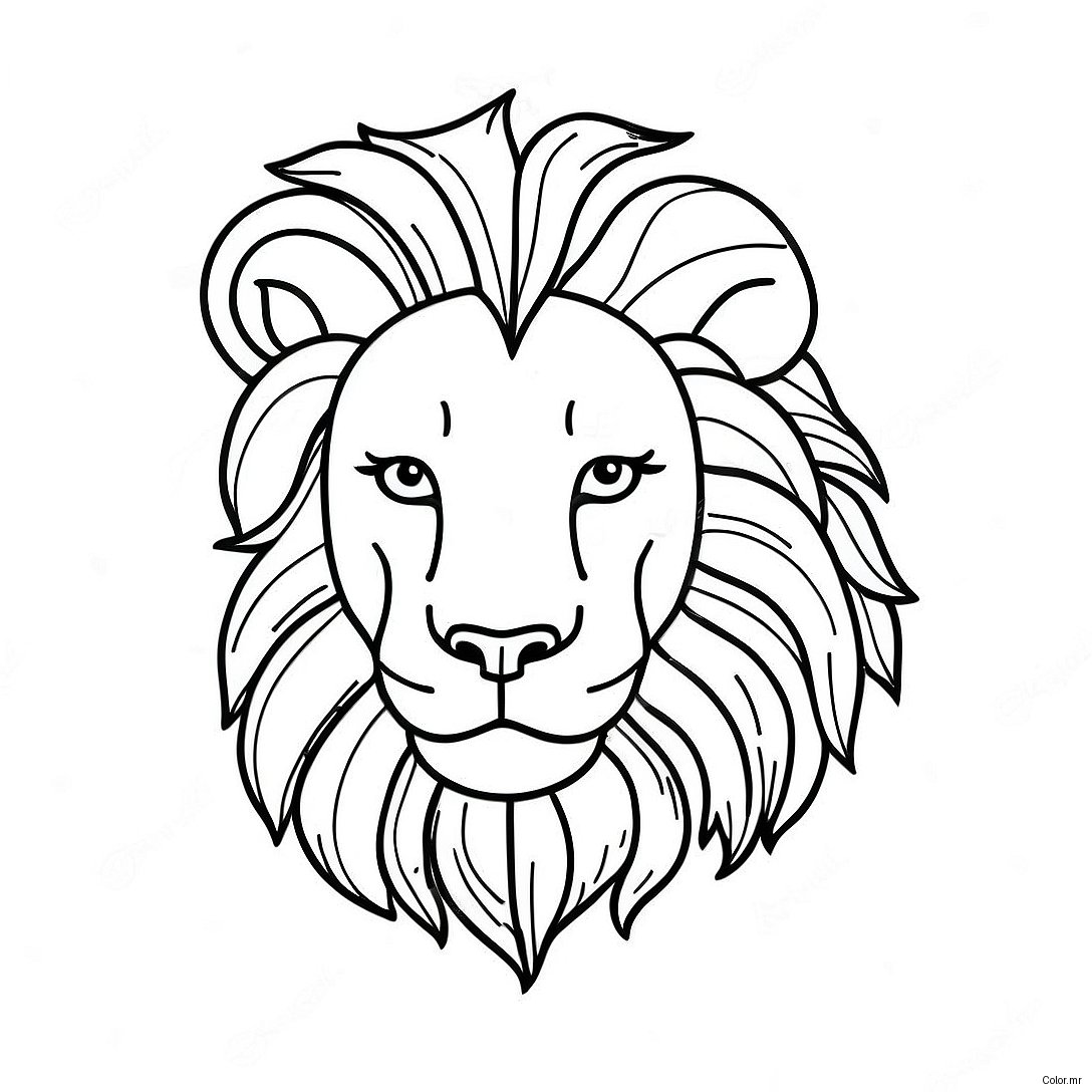 Pagina Para Colorear De Un Leon Realista 21532 19834