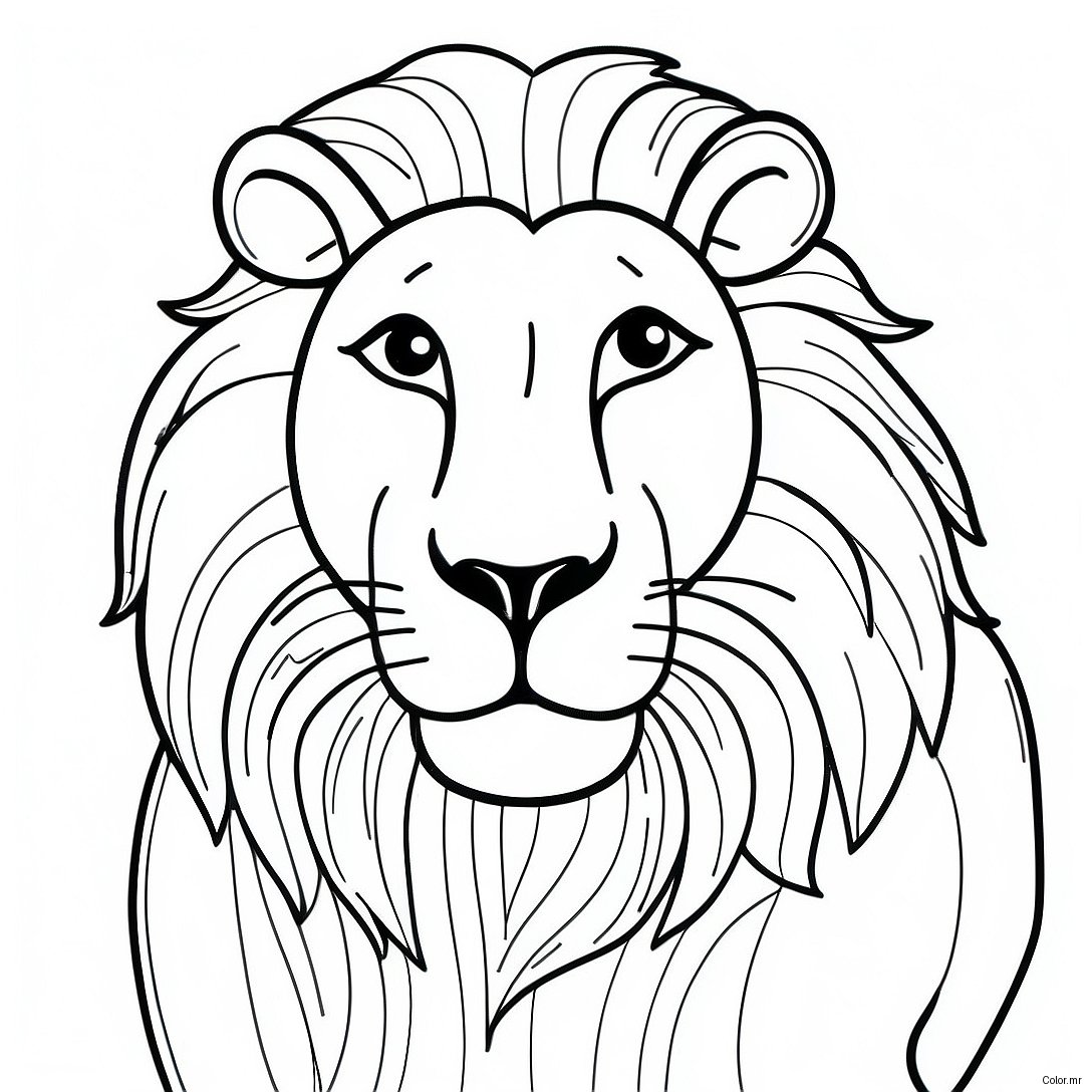 Pagina Para Colorear De Un Leon Realista 21532 19977
