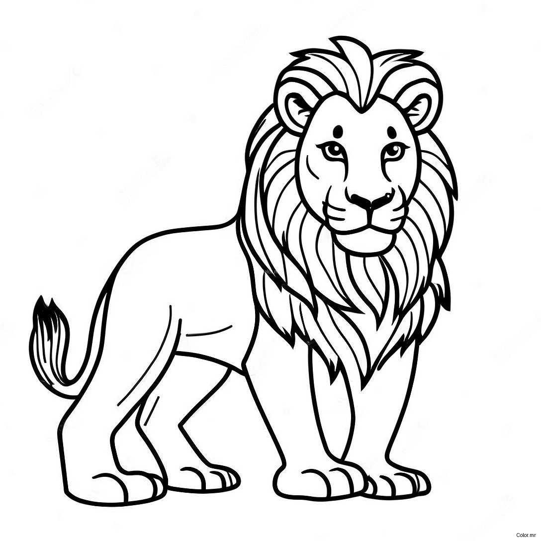 Pagina Para Colorear De Un Leon Realista 21532 19978