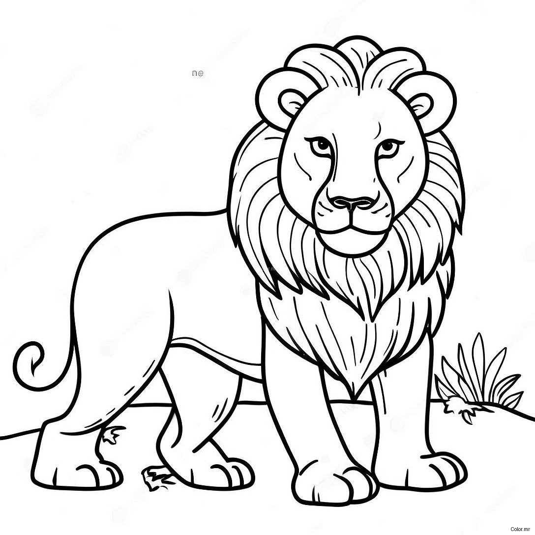Pagina Para Colorear De Un Leon Realista 21532 19980