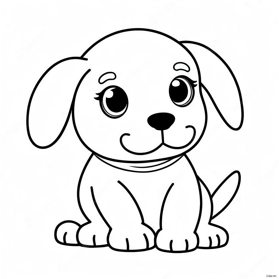 Pagina Para Colorear De Un Perrito Realista 11097 9090
