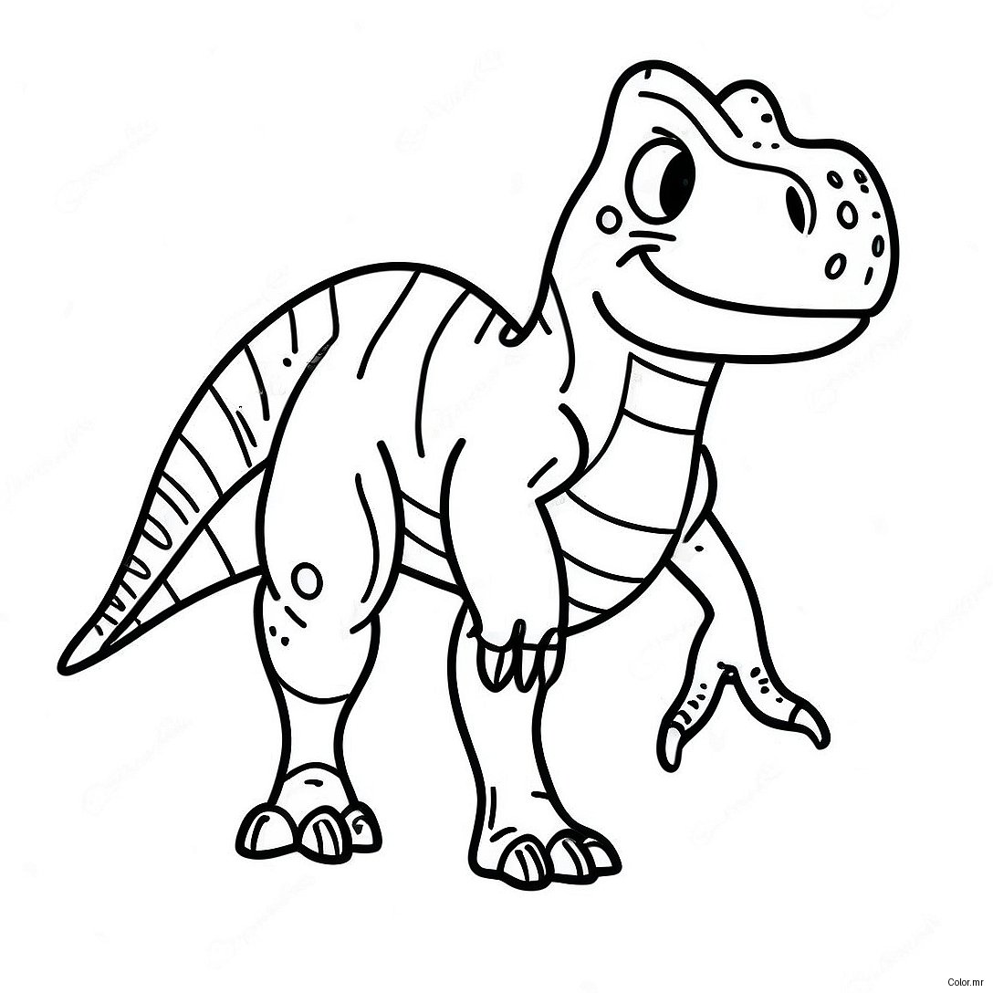 Pagina Para Colorear De Un T Rex Realista 931 742