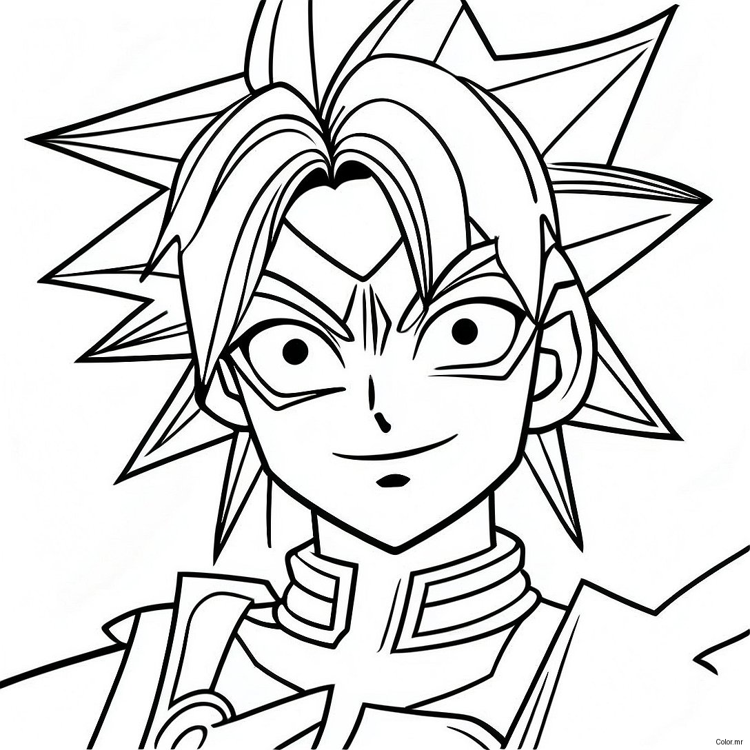 Pagina Para Colorear De Yugi Muto El Duelista 9267 7571