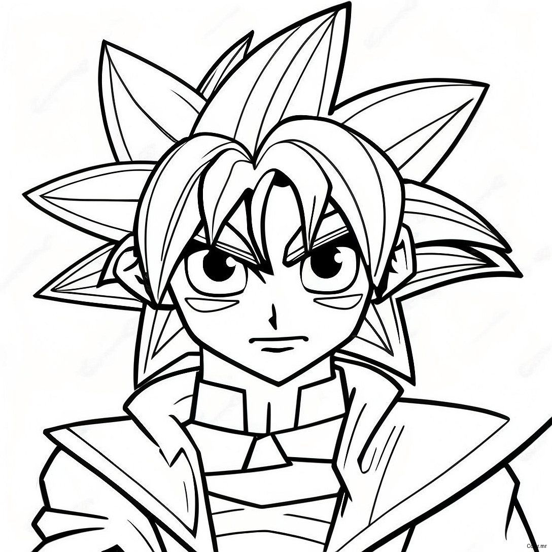 Pagina Para Colorear De Yugi Muto El Duelista 9267 7572