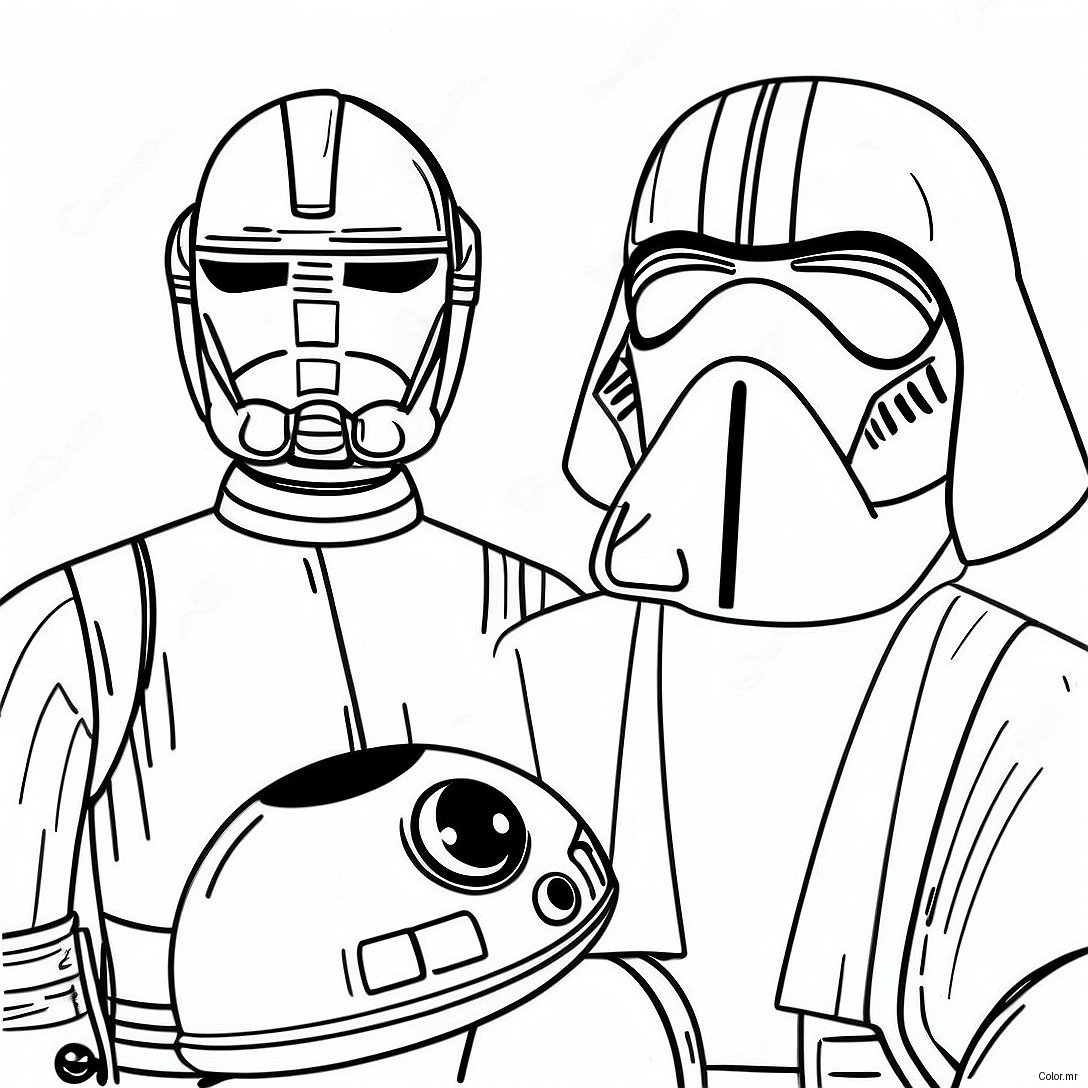 Pagina Para Colorear Realista De Star Wars 42440 35177