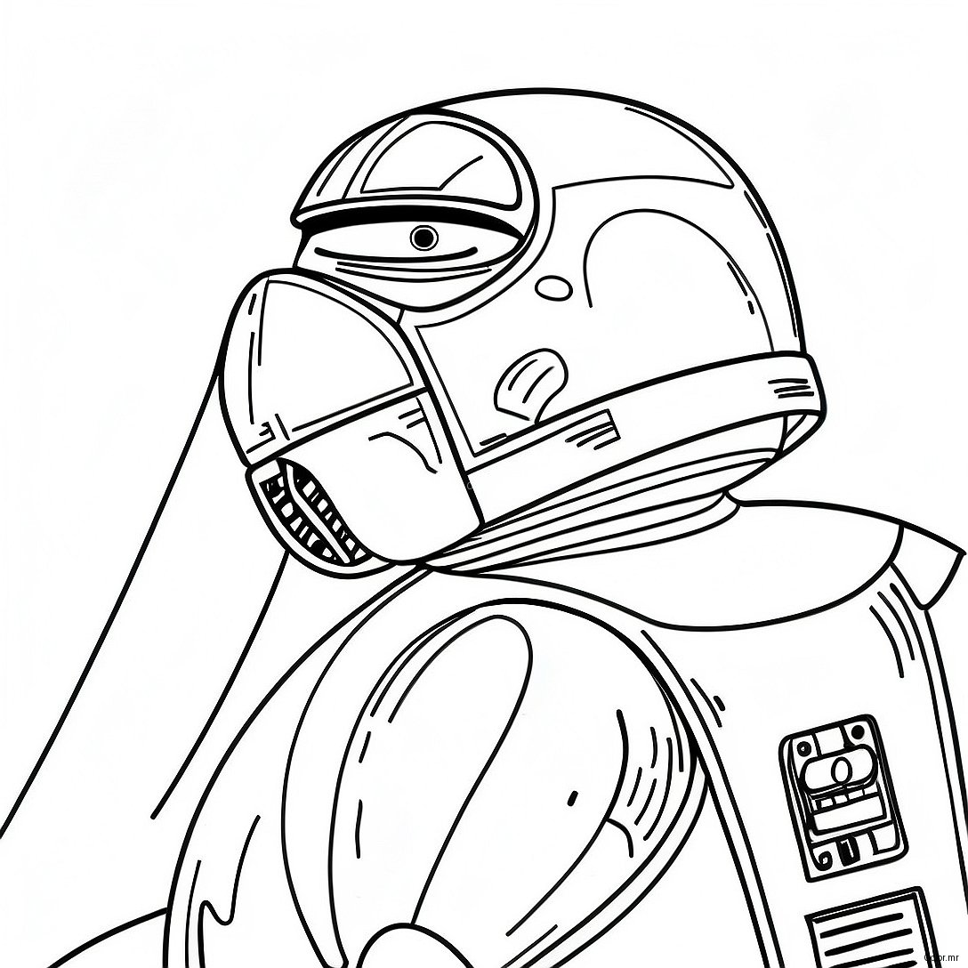 Pagina Para Colorear Realista De Star Wars 42440 35179