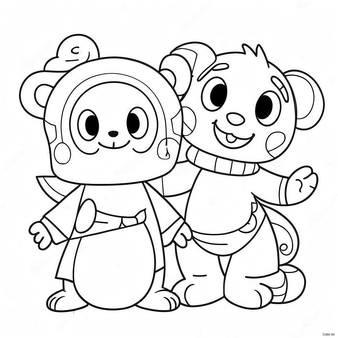 Project Playtime Fun Characters Coloring Page 44543 37048