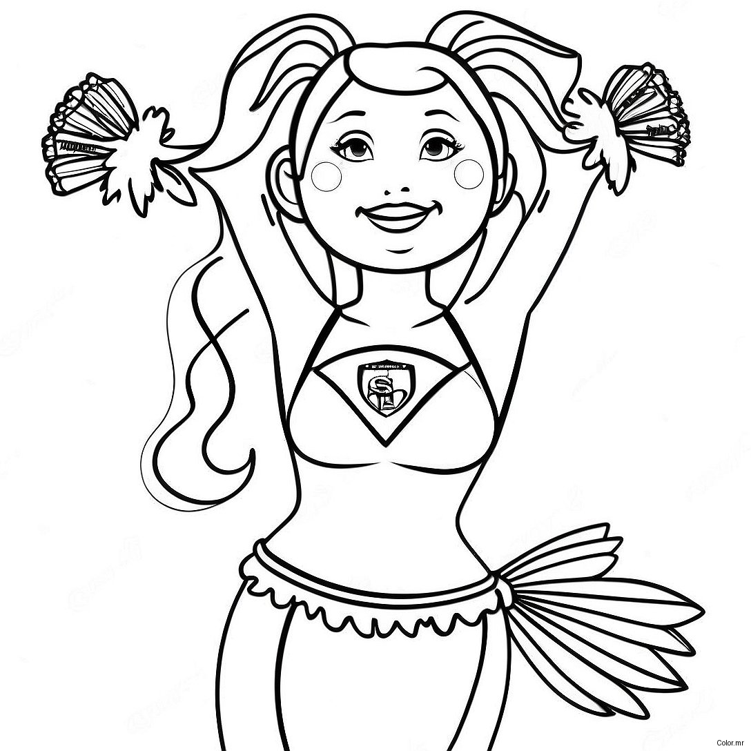 San Francisco 49ers Cheerleader Coloring Page 11868 9719