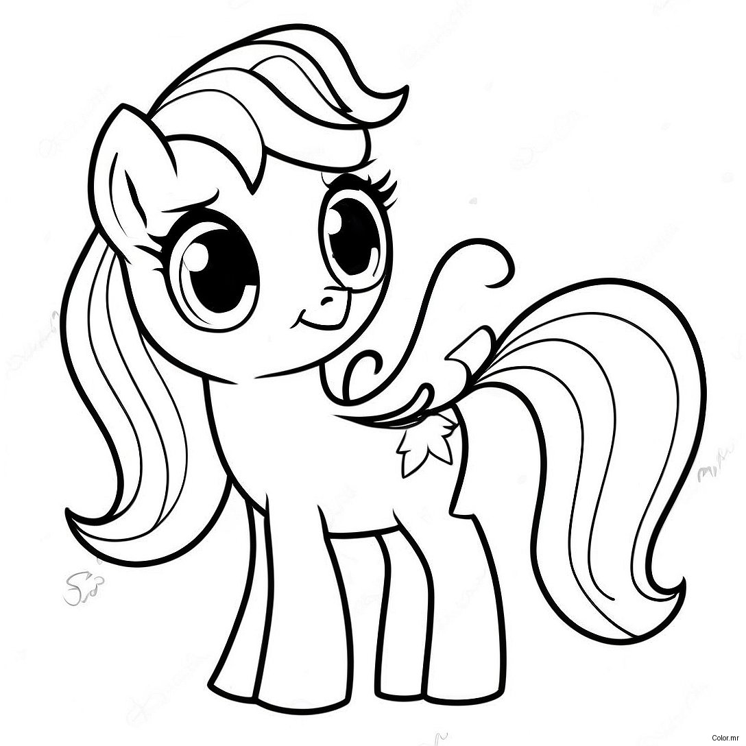 Spooky My Little Pony Characters Coloring Page 36766 30637