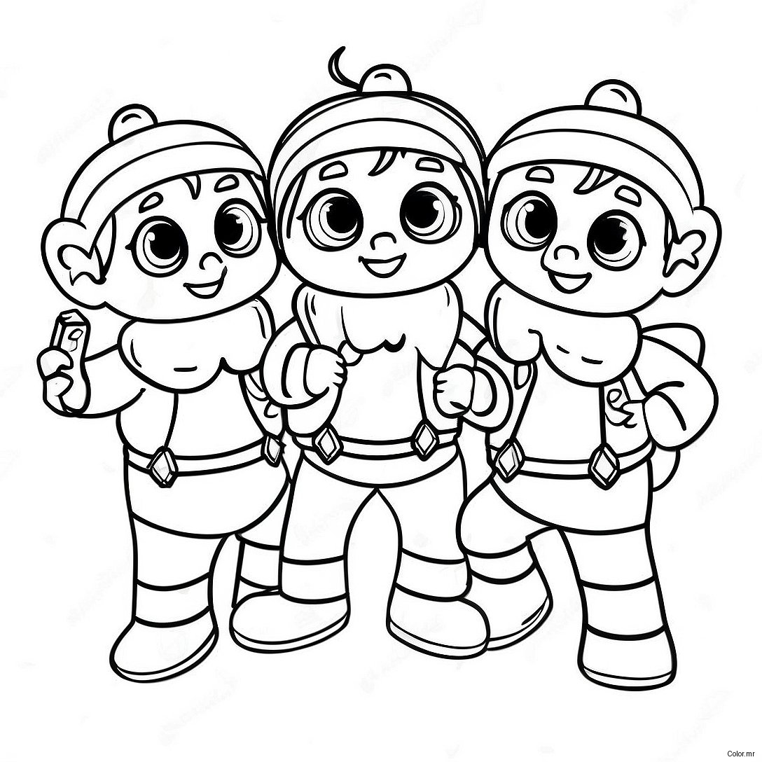 Sturniolo Triplets Fun Adventure Coloring Page 41209 34243