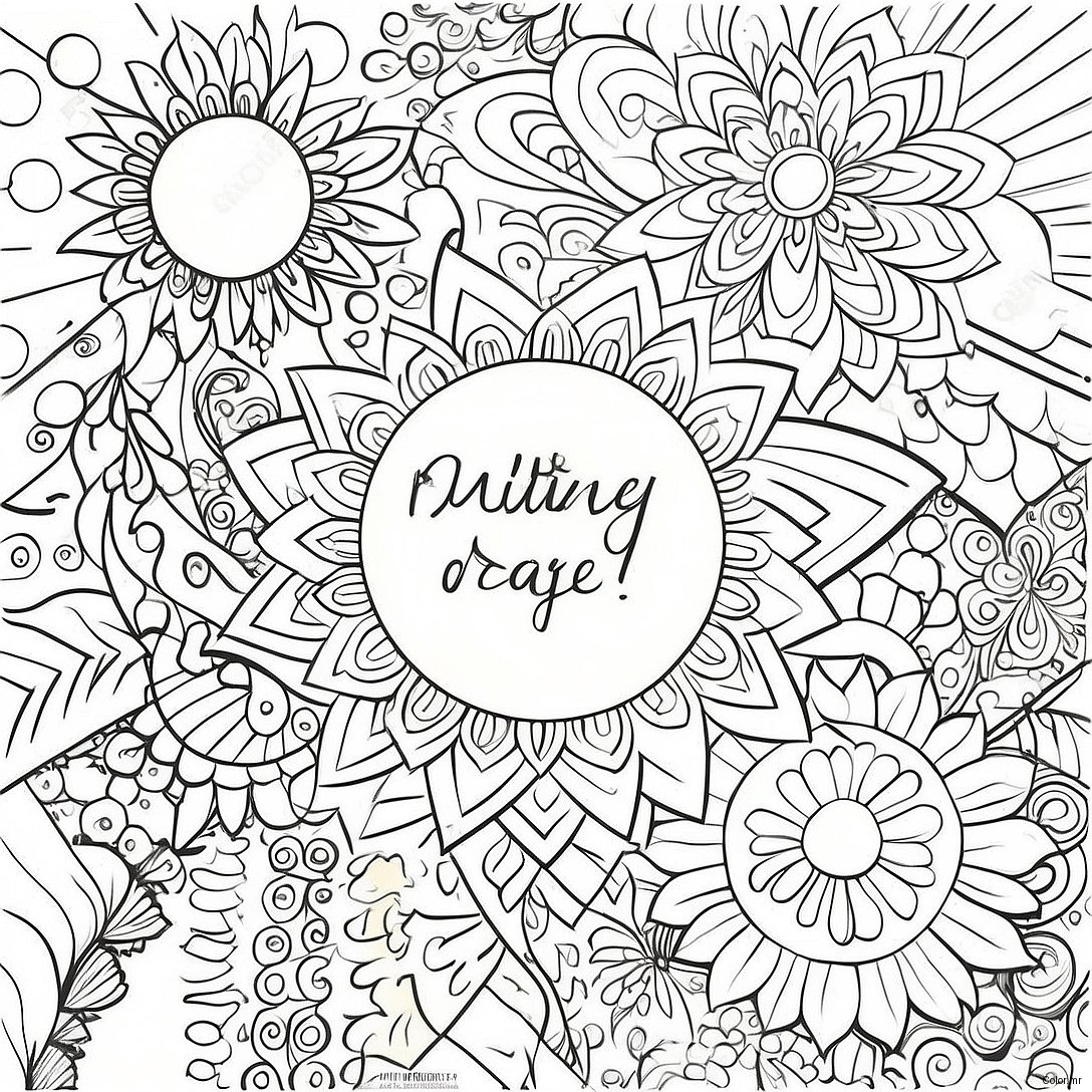 Uplifting Inspirational Quotes Coloring Page 32150 16617