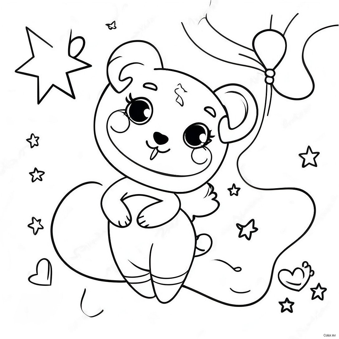 Whimsical I Love You To The Moon And Back Coloring Page 23474 21691