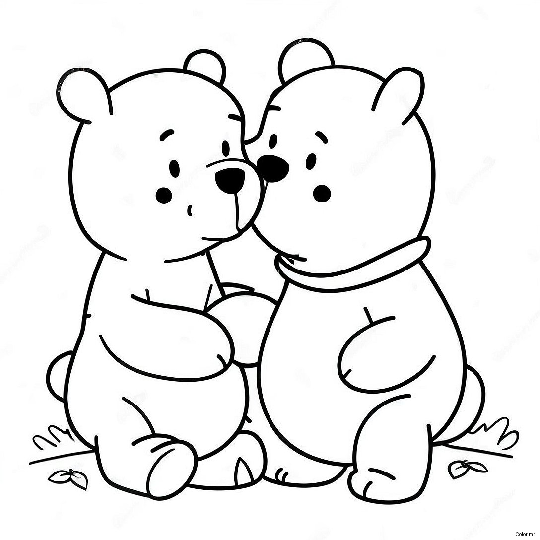 Winnie The Pooh Valentine S Day Coloring Page 37856 31487
