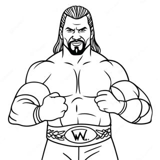 Pagina Para Colorear De Wwe 10116-8313