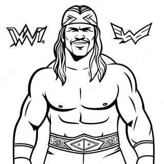 Pagina Para Colorear De Wwe 10116-8315