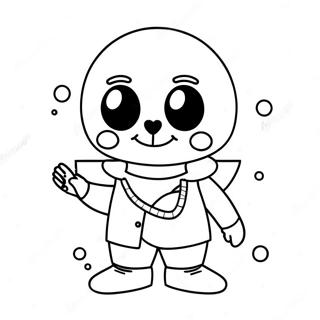 Pagina Para Colorear De Sans Character 10136-8331