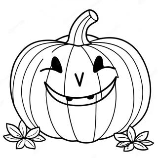 Pagina Para Colorear De Jack O Lantern Sonriendo 10167-8360