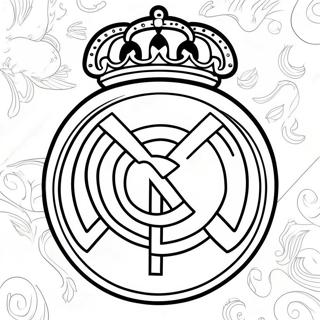 Pagina Para Colorear Del Logo Del Real Madrid 10236-8410