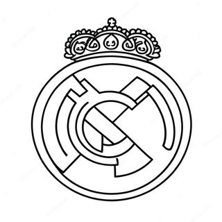 Pagina Para Colorear Del Logo Del Real Madrid 10236-8411