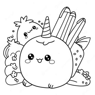 Pagina Para Colorear De Molang Adorable Con Amigos 10277-8445