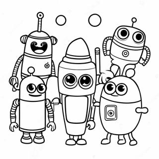 Storybots Páginas Para Colorear