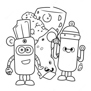 Pagina Para Colorear De Storybots 10387-8522