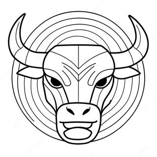 Pagina Para Colorear Del Logo De Los Chicago Bulls 10447-8572