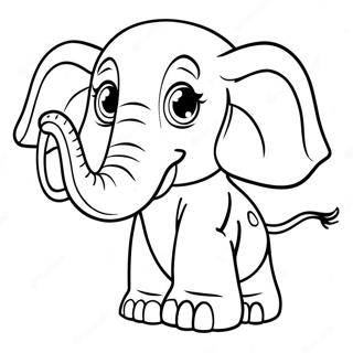 Pagina Para Colorear De Elefante Borracho 10497-8610