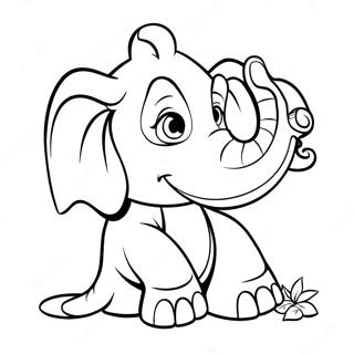 Pagina Para Colorear De Elefante Borracho 10497-8611