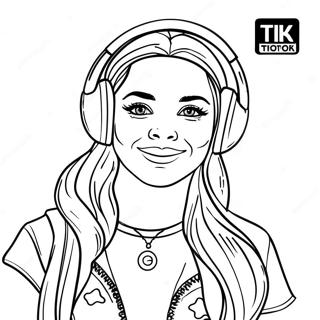 Pagina Para Colorear De Tik Tok 10577-8676