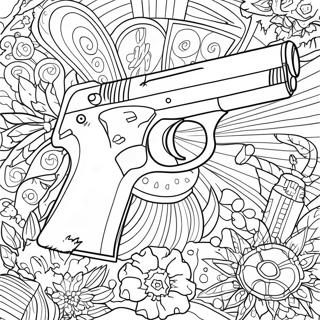 Pagina Para Colorear De Pistola 1061-847