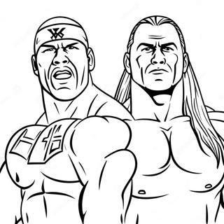 Pagina Para Colorear De Wwe Superstars En Accion 10668-8752