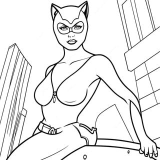 Pagina Para Colorear De Catwoman 10677-8754