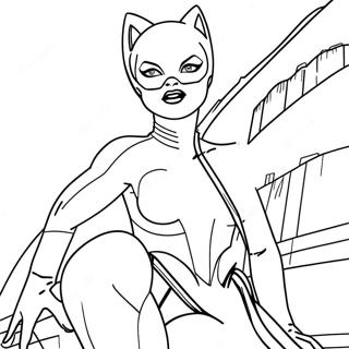 Pagina Para Colorear De Catwoman 10677-8755